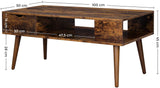 Table basse scandinave "Wuxi" bois