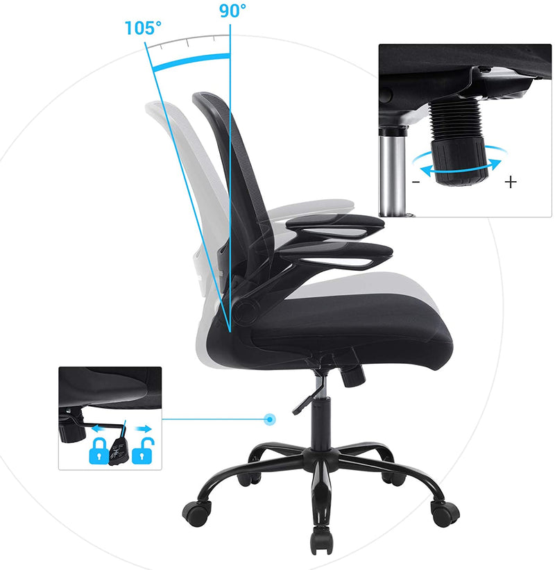 Fauteuil de bureau ergonomique "Manso" tissus