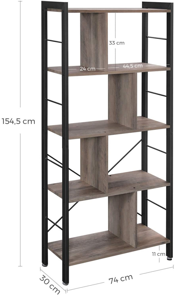 Etagère industrielle "Portland" métal bois
