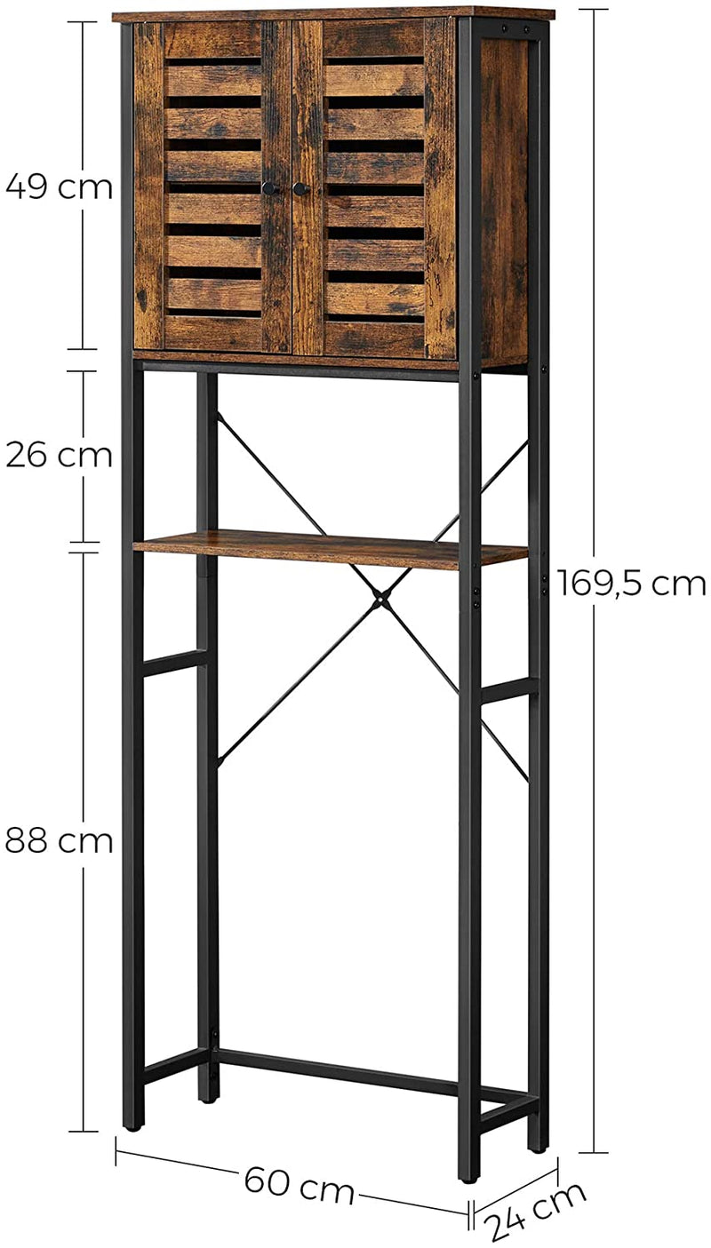 Etagère de buanderie "Faro" métal bois