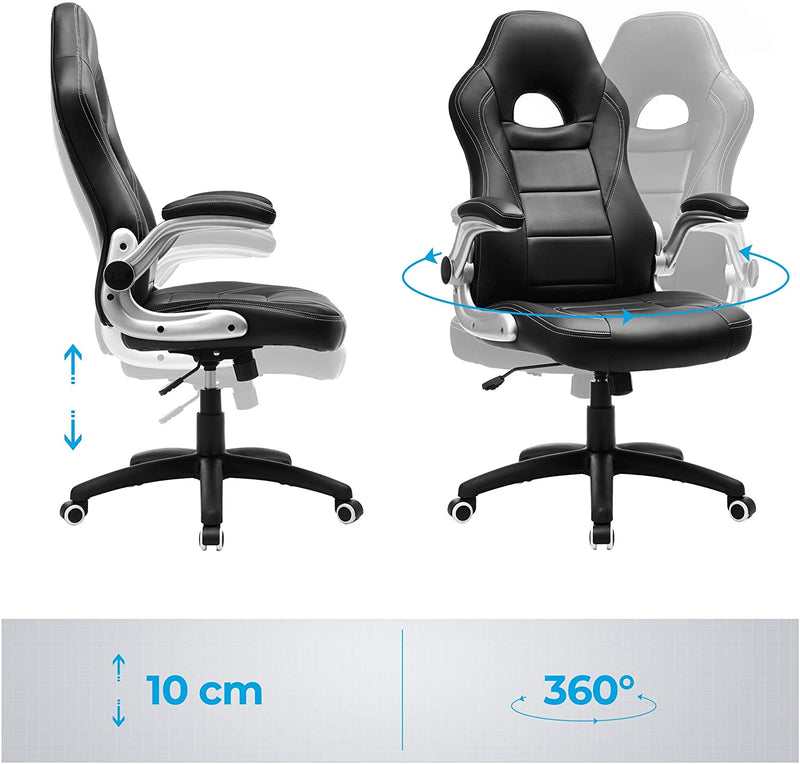 Fauteuil de bureau ergonomique "Salice" cuir