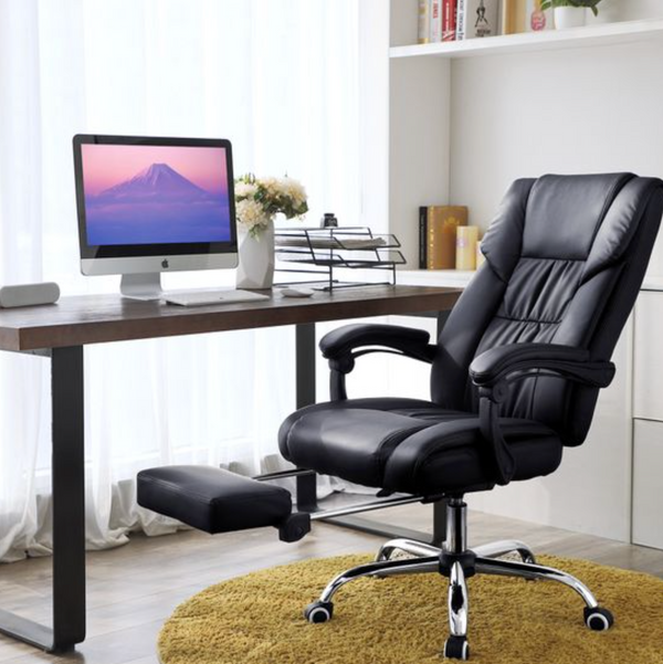 Fauteuil de bureau ergonomique "Evisa" cuir