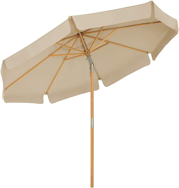 Parasol octogonal inclinable "Cascavel" beige