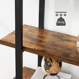 Etagère 5 niveaux "Cebu" métal bois
