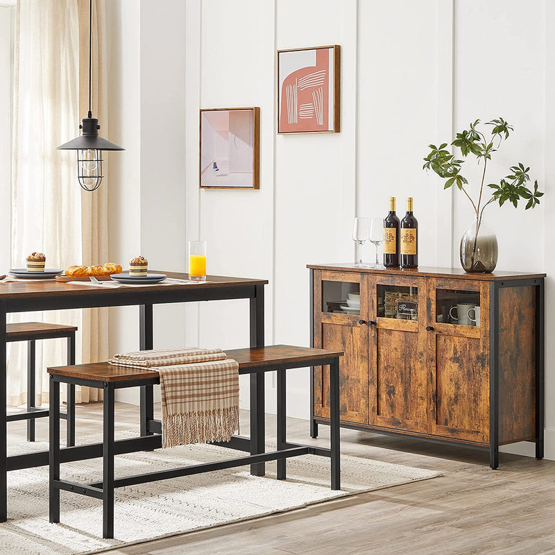 Buffet avec 3 portes "Reus" métal bois