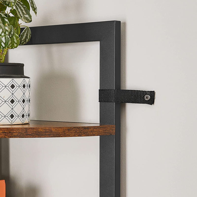 Etagère d'angle "Bosa" métal bois