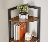 Etagère d'angle "Bosa" métal bois