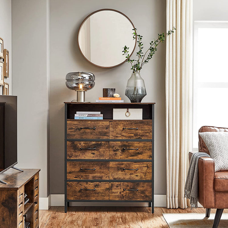 Commode à tiroirs "Dallas" métal bois