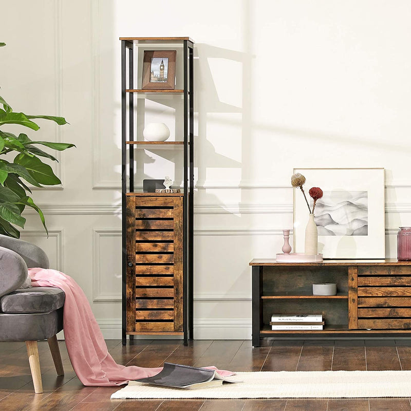 Etagère colonne "Levidi" métal bois