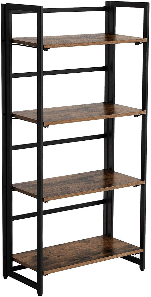 Etagère pliable 4 niveaux "Varasov" métal bois