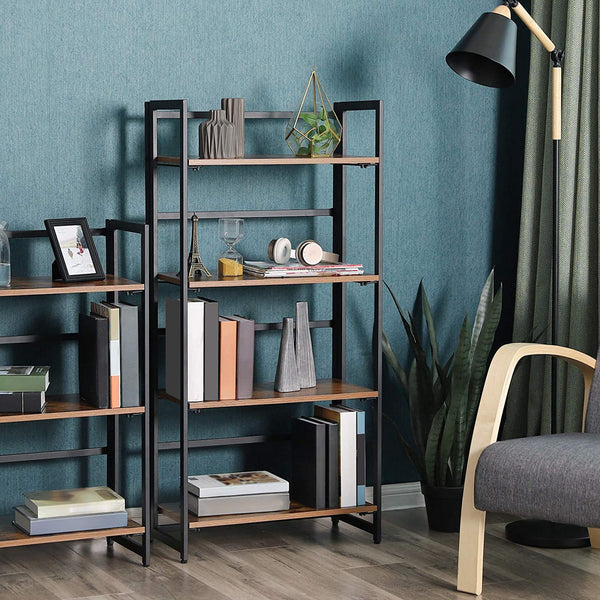 Etagère pliable 4 niveaux "Varasov" métal bois