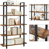 Etagère 5 niveaux "Cebu" métal bois