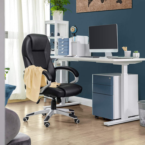 Fauteuil de bureau ergonomique "Lubeck" cuir