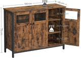 Buffet avec 3 portes "Reus" métal bois