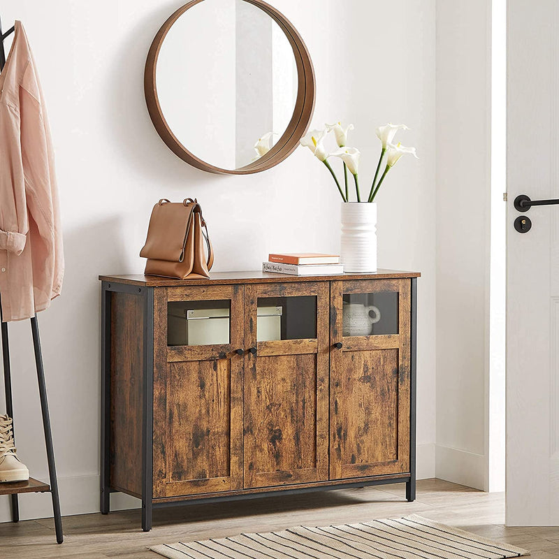 Buffet avec 3 portes "Reus" métal bois